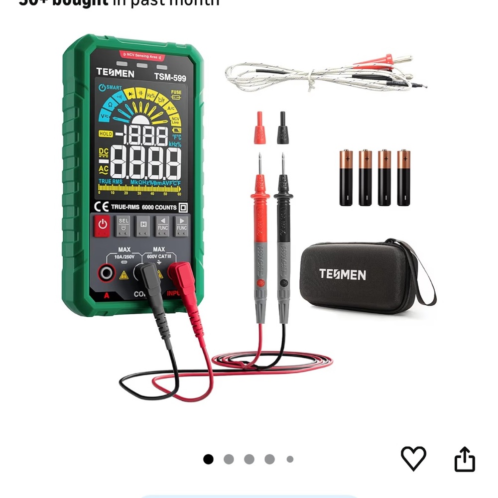TESEMN Digital Multimeter with Accessories
